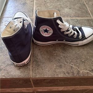 Converse Blue High-Top Sneakers Iconic Design